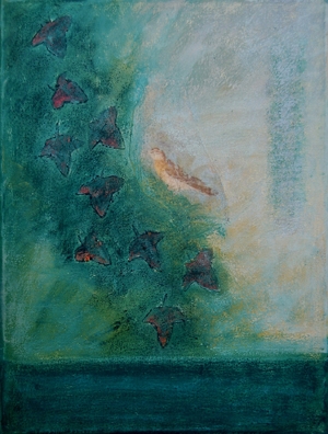 9 | Huile, cire, pigments sur toile | 40 x 30 cm