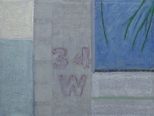 Huile, cire, piments, - 40 x 50 cm.