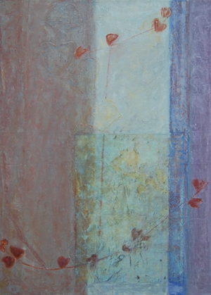 11 | Huile, cire, pigments et collage sur toile | 57,5cm x 42cm